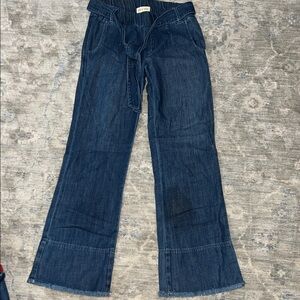 Cloth & Stone Dark Blue Flare Jeans